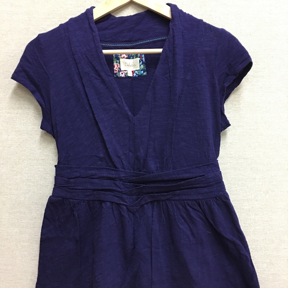 Anthro blouse/ brand Deletta / size small